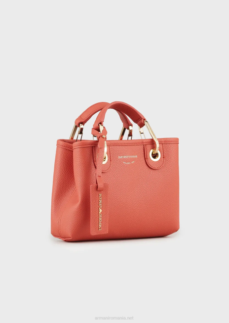 femei R802G609 mini geanta myea cu imprimeu de cerb Armani maro