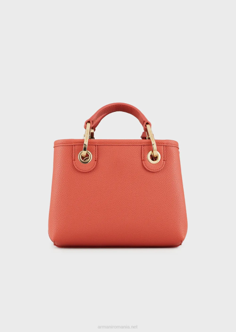 femei R802G609 mini geanta myea cu imprimeu de cerb Armani maro