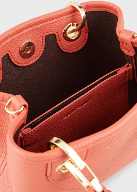 femei R802G609 mini geanta myea cu imprimeu de cerb Armani maro