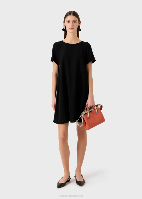 femei R802G609 mini geanta myea cu imprimeu de cerb Armani maro