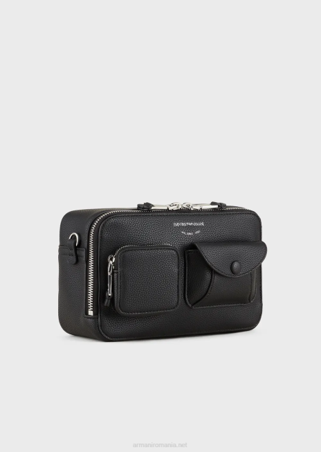 femei R802G617 husă pentru aparat foto myea cu imprimeu de cerb cu curea de umăr Armani negru