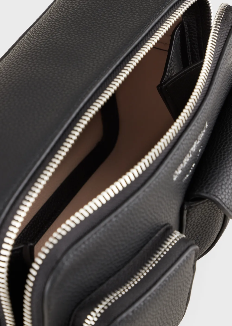 femei R802G617 husă pentru aparat foto myea cu imprimeu de cerb cu curea de umăr Armani negru