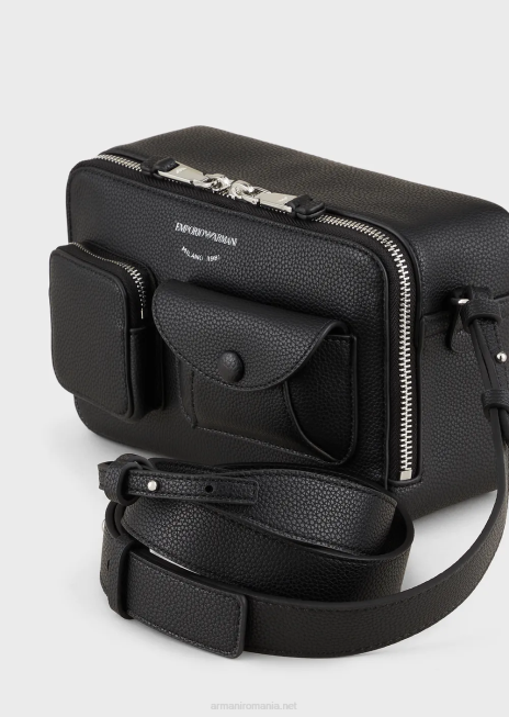 femei R802G617 husă pentru aparat foto myea cu imprimeu de cerb cu curea de umăr Armani negru