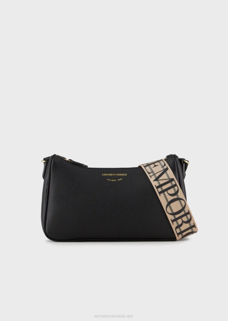 femei R802G622 geanta bagheta cu imprimeu cerb Armani negru