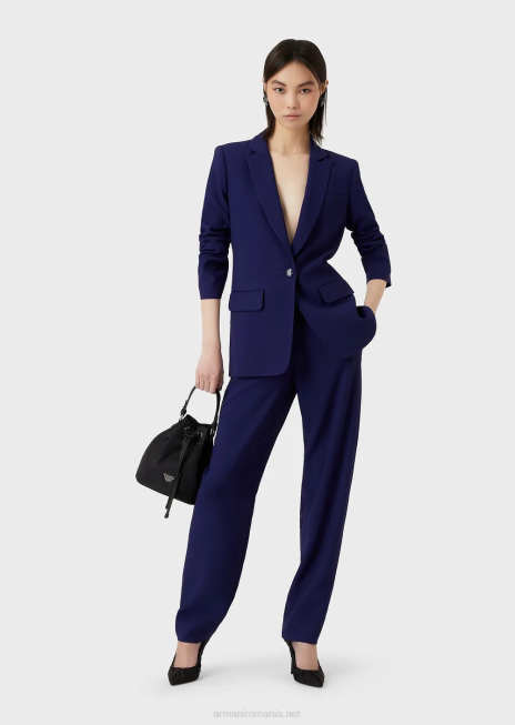 femei R802G742 geantă găleată din nailon reciclat, travel essentials Armani negru