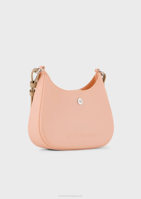 femei R802G642 geanta de umar din pvc reciclat Armani roz