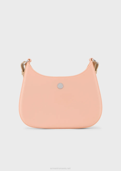 femei R802G642 geanta de umar din pvc reciclat Armani roz