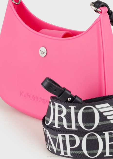 femei R802G647 geanta de umar din pvc reciclat Armani verde